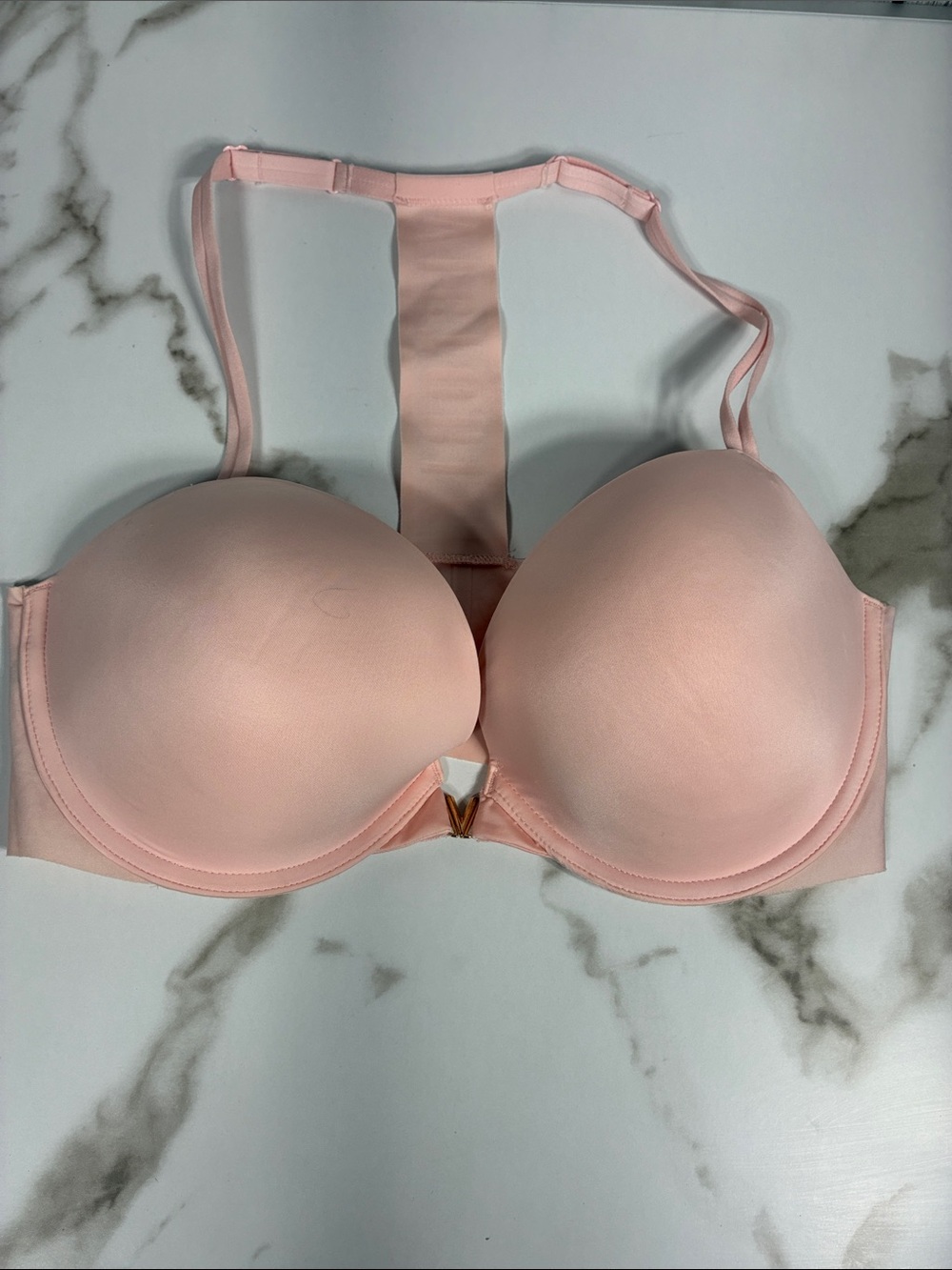 Victoria’s Secret| Pink Push-Up T-Back Bra Size 36D